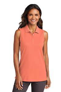 Port Authority® Ladies Dry Zone® UV Micro-Mesh Sleeveless Polo Shirt