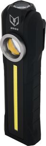 Black/Silver/Yellow Logo Angled Front View