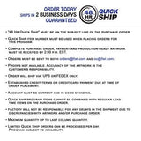 48 Hr Quick Ship - White Microfiber Dri-Lite Terry Sponsorship Rally Towel, 12x18, Sublimated