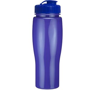 24 Oz. Contour Bottle w/ Flip Top Lid - Solid Colors
