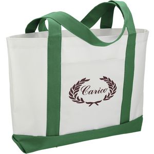 000271 Large Canvas Boat Tote Bag