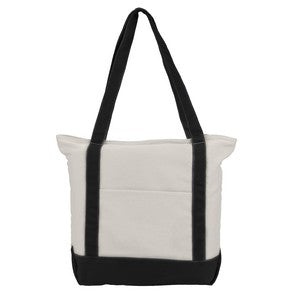 Zephyr - 12 oz. Cotton Canvas Tote Bag - Heat Transfer