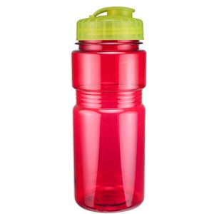 20 Oz. Translucent Recreation Bottle w/ Flip Top Lid