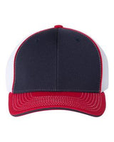 Navy Blue/White/Red Tri Blank