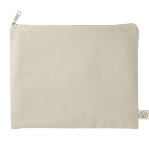 Organic 8oz Cotton Flat Travel Pouch