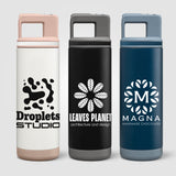 Grosche Alpine Stainless Steel Removable Straw Flip n' Sip Bottle - 20oz