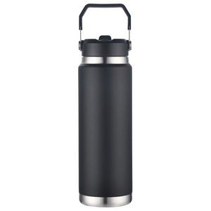 Senago 30 oz Vacuum Insulated Stainless Steel Bottle with Build-in Straw