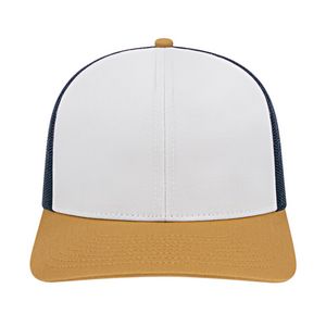 000379 Cap America Poly/Cotton Trucker Mesh Back Cap