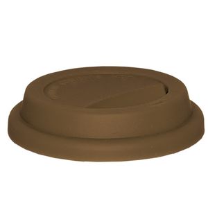 17 Fl. Oz. Mug with Silicone Lid: White mug