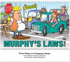 Murphy's Laws Spiral Wall Calendar