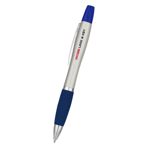 Twin-write Pen With Highlighter
