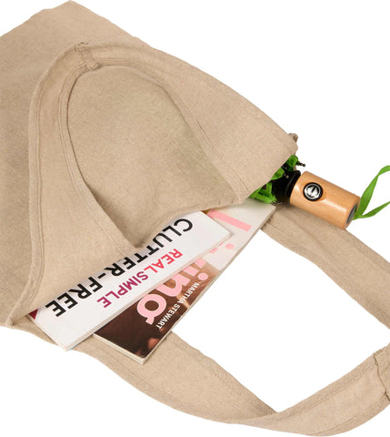 Recycled 5oz Cotton Twill Shopper Tote