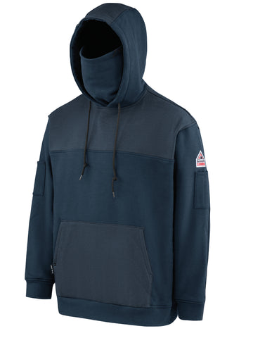 Bulwark® Men's FR Fleece Hoodie with Built-In Balaclava