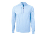 Cutter & Buck Adapt Eco Knit Heather Mens Big & Tall Quarter Zip Pullover