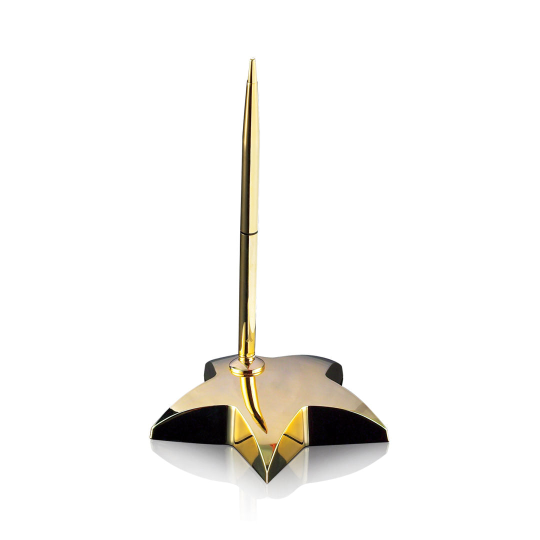 Hollister Star Paperweight with Pen