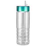 Clear/Translucent Aqua Blue Lid Blank