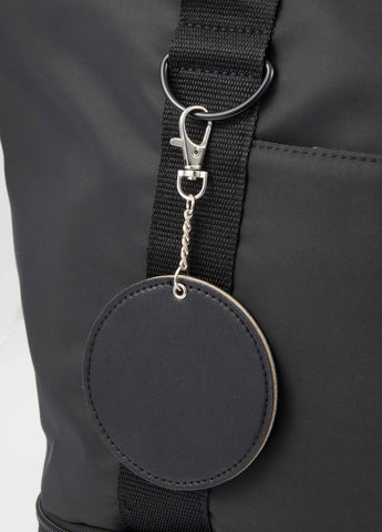 Recycled PU Travel Mirror Bag Charm
