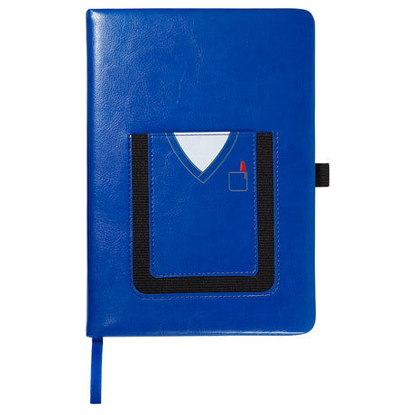 Leeman™ Medical-Themed Journal Book w/Cell Phone Pocket
