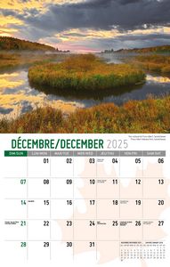 Galleria Wall Calendar 2026 Scenes of Canada (Eng/Fr)