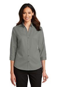 Port Authority® SuperPro™ Ladies 3/4- Sleeve Twill Shirt