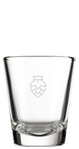 Shooter 2oz clear shot glass - Etched