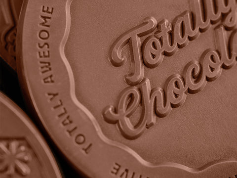 NEW! Decadent Shortbread Cookie with Custom Engraved Chocolate (2.75 in.)