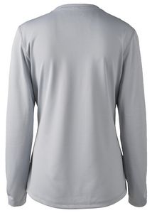 Zorrel® Ladies Barbados Syntrel™ Long-Sleeve Popcorn Knit Tee Shirt