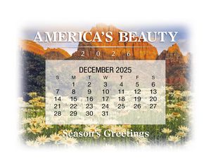 America's Beauty Desk 2026 Calendar