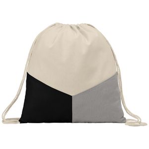 Triad - Multicolor Recycled Cotton Drawstring Bag