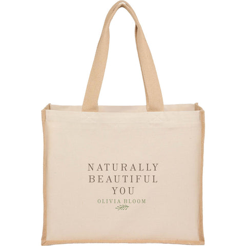 Sol Recycled Cotton & Jute Shopper Tote