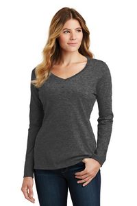 Port & Company® Ladies' Long Sleeve Fan Favorite™ V-Neck Tee