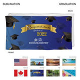 Stock Design Sublimated, Absorbent Microfiber Dri-Lite Terry Beach, Shower Towel, 30x60