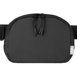 Taiga rPET Nylon Zippered Waist Bag - 40 oz - Heat Transfer