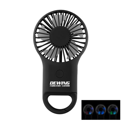 Rechargeable Handheld Fan With Carabiner 2.0