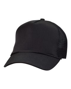 Valucap™ 5-Panel Mesh-Back Trucker Cap