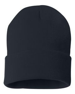 000421 Sportsman™ 12'' Solid Cuffed Beanie