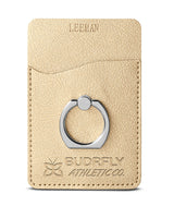 Leeman Shimmer Card Holder w/Metal Ring Phone Stand