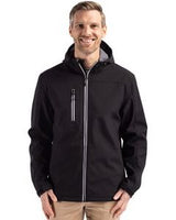 Clique Telemark Eco Stretch Softshell Full Zip Mens Hooded Jacket