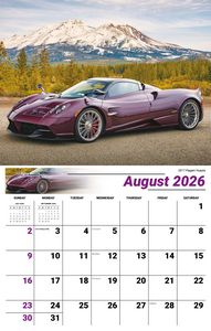 Galleria Wall Calendar 2026 Exotic Cars Eng.