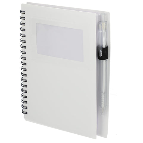 5'' x 7'' FSC® Recycled Star Spiral Notebook with Pen
