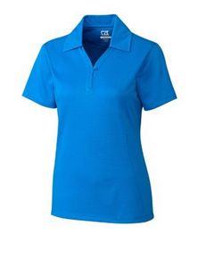 Cutter & Buck CB Drytec Genre Textured Solid Womens Polo