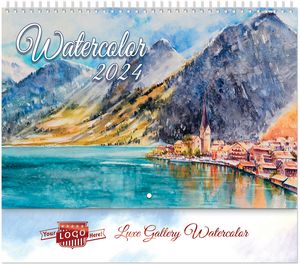 Watercolour Spiral Wall Calendar