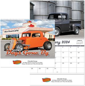 Full Colour Days Gone By Spiral Wall Calendar