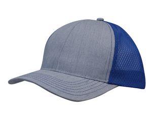 Grey Marle/Royal Blue Blank Angle View