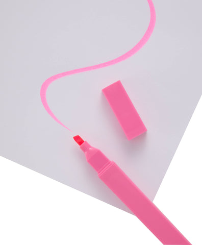 4-Piece Square Recycled Highlighter Set