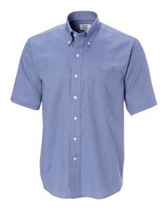 Cutter & Buck Epic Easy Care Nailshead Mens Short Sleeve Dress Shirt