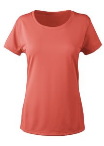 Zorrel® Ladies' Brazil Syntrel™ Short Sleeve Popcorn Knit Tee Shirt