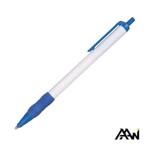 Value Slim Grip Pen w/Glossy Barrel & Matte Colored Trim