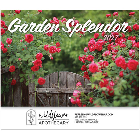 Garden Splendor Stapled Wall Calendar