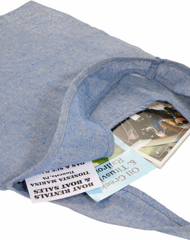 Recycled 5oz Cotton Twill Shopper Tote